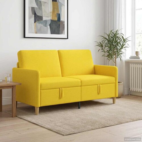 SOFA s pohranom Svijetlo žuta 152 x 78 x 87 cm Poliester Cijene