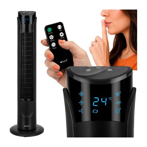 Ruhhy Stupni ventilator 83 cm s daljinskim upravljačem45W &ndash; tihi tower ventilator s oscilacijom Cijene