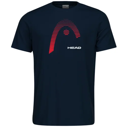 Head Dětské tričko Club Carl T-Shirt Junior Dark Blue 152 cm