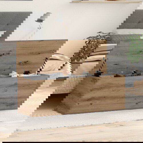 VidaXL Shranjevalna &amp;Scaron;katla Artisan Oak 102x35x35 cm iz Lesa Slike