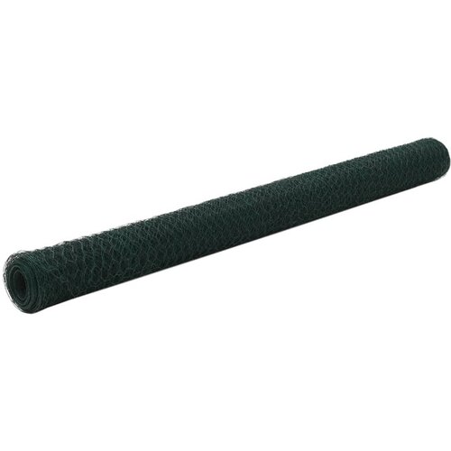 vidaXL Zicna mreza za ograjo jeklo s PVC oblogo 25x1,5 m zel Cene
