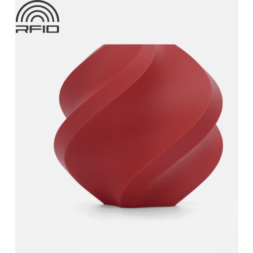 Bambu Lab pla matte filament on spool dark red Cene