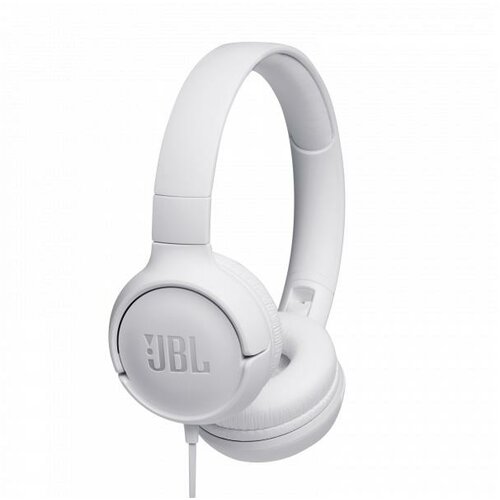 Jbl on-ear slušalice sa univerzalnim kontrolama i mikrofonom, 3.5mm, bele Slike