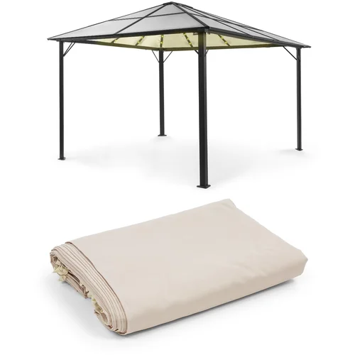 Blumfeldt Pantheon Solid Sky Ambient Solar, paviljon, 3 × 4 m, solarna razsvetljava