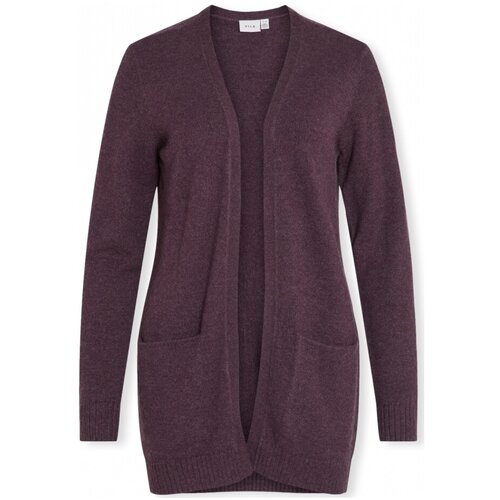 Vila Plašči Noos Ril Cardigan - Plum Perfect Vijolična Cene