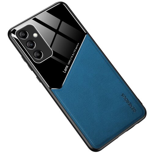 Leather Coated maska za Samsung Galaxy S25 - Blue Cijene
