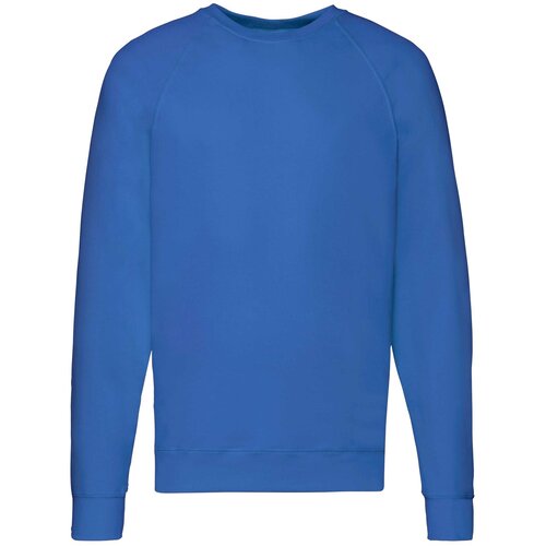 Fruit Of The Loom Blue Men's Sweatshirt Lightweight Raglan Sweat Cene