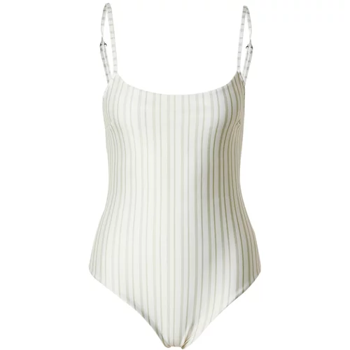 Samsøe Samsøe Jednodijelni kupaći kostim 'Leah' svijetlozelena / bijela