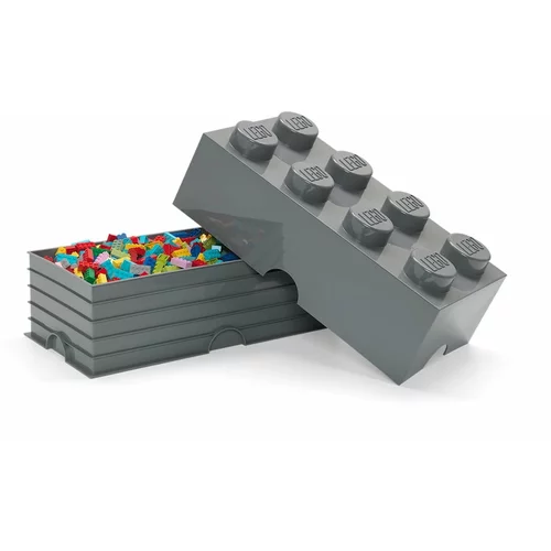 Lego Otroška temno siva škatla za shranjevanje Rectangle