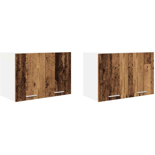  ormarić 2 pcs Stari drvo i bijela 60 x 31 x 40 cm Slike