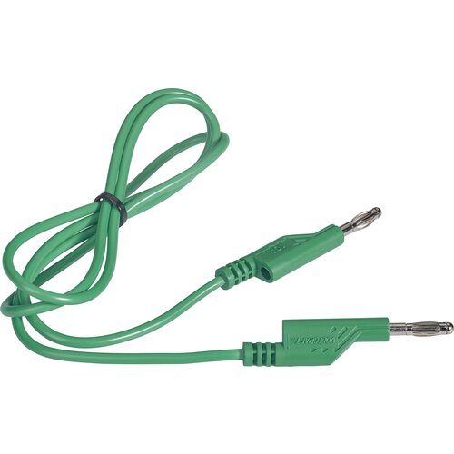 Voltcraft merilni vod lamelni vtič 4 mm lamelni vtič 4 mm 1.00 m zelena 1 kos, (20422988) Slike