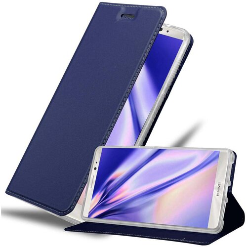 Cadorabo Ohišje, združljivo z Huawei MATE 8 v klasična temno modra - Zaščitni ovitek z magnetnim zapiranjem, stoječo funkcijo in režo za kartice, (20564357) Cene