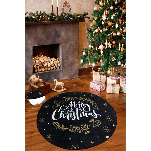 Conceptum Hypnose Carpet Cristmas, O140cm, crni Cijene