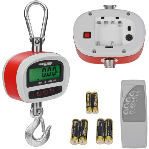 Steinberg Systems Viseča kavljasta tehtnica z daljincem 300kg - LCD, (21105483) Cene