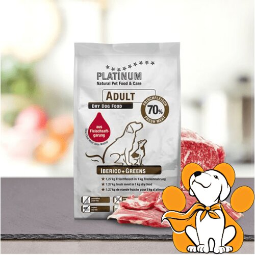Platinum Suva hrana za pse adult iberico&greens 5kg Cene
