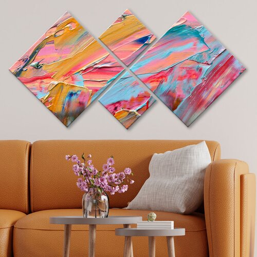 Wallity slika 4MDF197416079, 60x115 cm, 4 dijela Cene