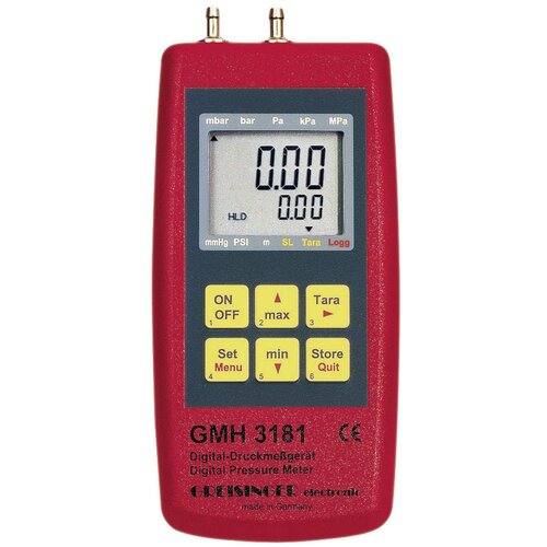 Greisinger Merilnik tlaka GMH 3181-01 za zračni tlak\, neagresivne pline in korozivne pline -0.001 - 0.025 bar, (20634258) Slike