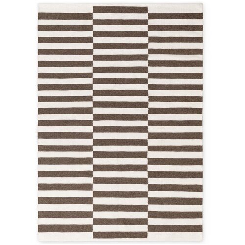 Hanse Home Bela/rjava obojestranska/ročno tkana volnena preproga 160x230 cm Vika &amp;ndash; Slike