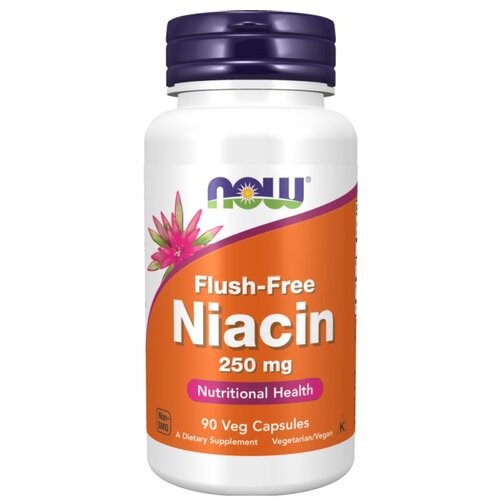 Now Foods Niacin - Vitamin B3 NOW, 250 mg (90 kapsul) Slike