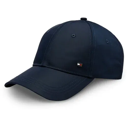 Tommy Hilfiger Kapa s šiltom Repreve Corporate Cap AM0AM12254 Mornarsko modra