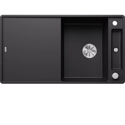 Blanco sudoper AXIA III 5 S-F InFino SILGRANIT CRNA, daska staklo, s dalj.upr. Cijene