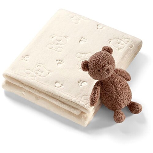BabyOno soft touch dekica i pli&amp;scaron;anac medo, 75x100 cm Slike