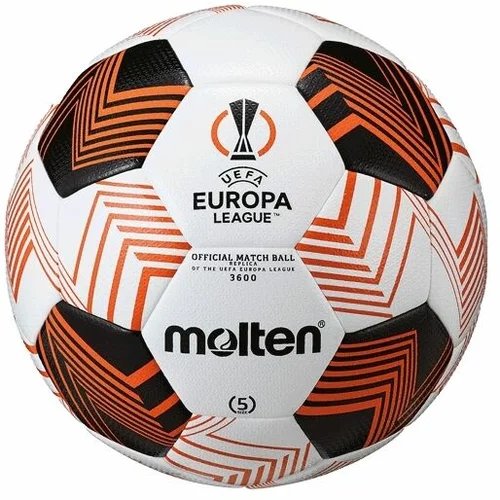 Molten F5U3600-34 UEFA EUROPA LEAGUE Nogometna lopta, bijela, veličina
