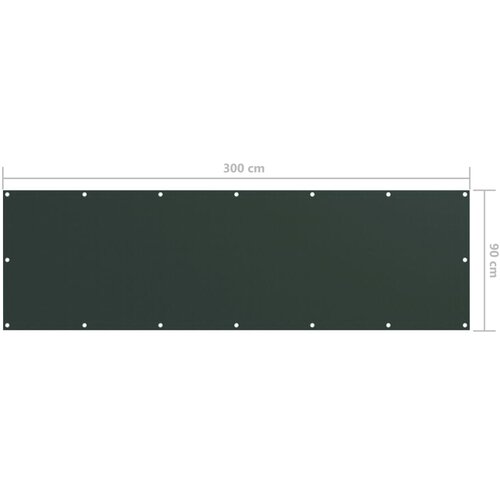  zastor tamnozeleni 90 x 300 cm od tkanine Oxford Slike