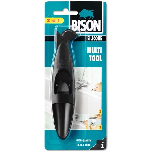 Bison Silikonski multi pribor BISON (obdelava in odstranjevanje tesnilnih mas, vgrajen nož)