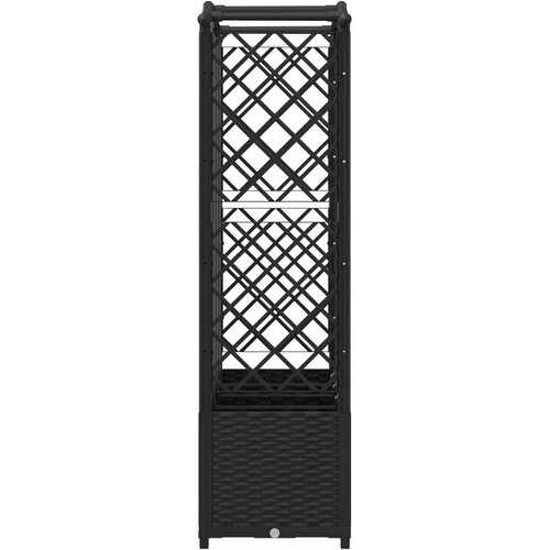  Povišeni krevet s mrežom i krovom Crna 204 x 40 x 141 cm PP Cene