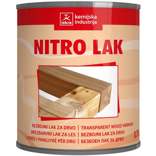 Iskra Brzosu&amp;scaron;ivi lak Nitro bezbojni polumat 0,75 l Slike