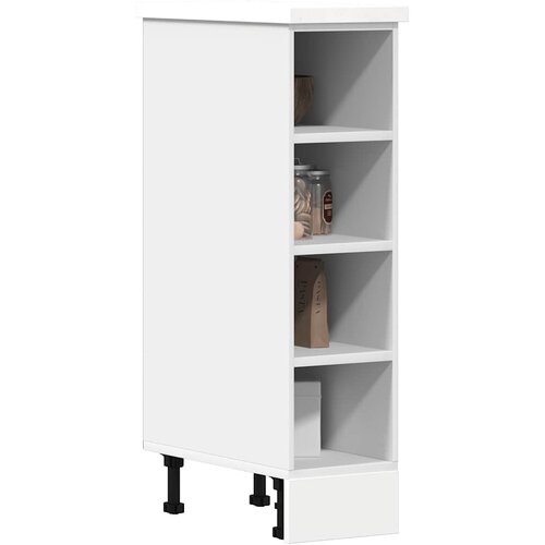 vidaXL Spodnja omarica bela 20x44,5x81,5 cm iverna plošča Cene