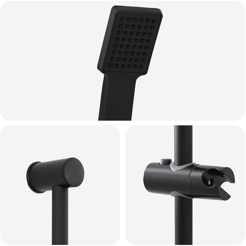  Set sustava za tu&amp;scaron; Crna 100 cm Nehrđajući čelik Slike