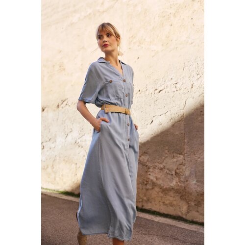 Marisse Women's Dress L-Su-4621 Blue Cene