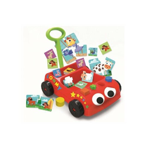 Lisciani edukativna igra vozilo baby wagon carotina 35481 Slike