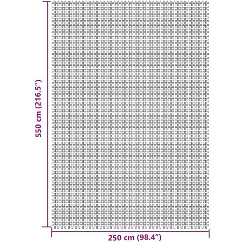vidaXL Podna prostirka za kampiranje krem 5 5 x 2 5 m Cene
