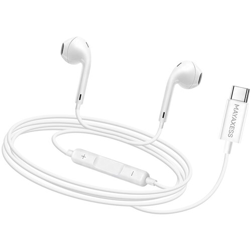Oem Mayaxess, Žične USB-C slu&scaron;alke za Samsung Galaxy A54 z vgrajenim mikrofonom, Bela, (5000299396) Cene