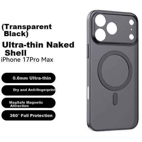  momax maska za mobilni telefon iphone 17 pro max, providno-crna Cene