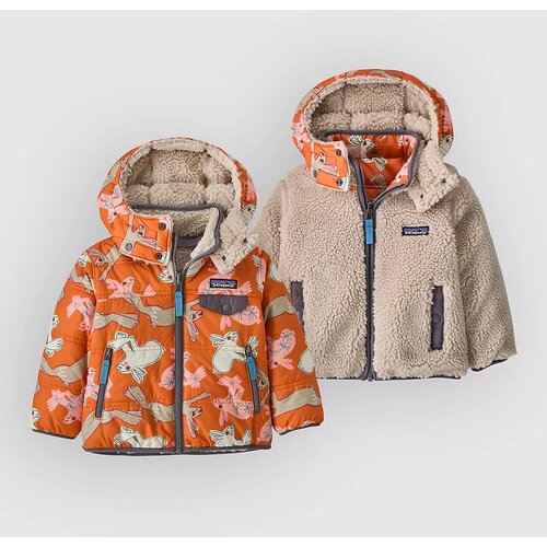 Patagonia Reversible Tribbles Kids Jacket marigold Cene