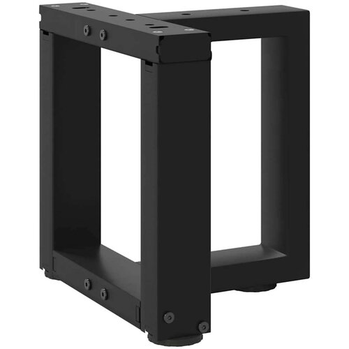  noge kavne mizice t-oblika 2 kosa črna 30x25x(30-31) cm jeklo Cene