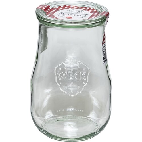 WECK rundrandglas tulpe 1750ml Slike