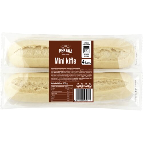 Maxi pekara pakovani proizovd Mini Kifle Maxi 4x75g Cene