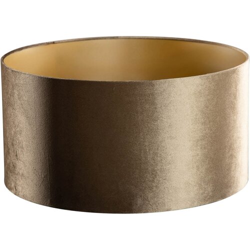 QAZQA Velours lampenkap brons met gouden binnenkant 50/50/25 Cene