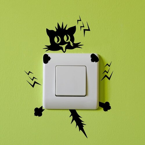 Ambiance Nalepka Plug Kitten Electro Cene