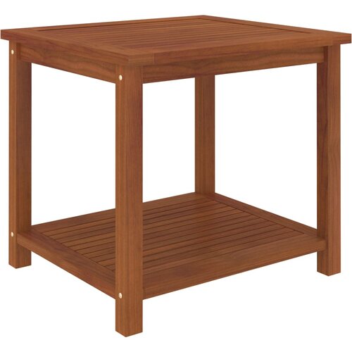 VidaXL Stranska mizica trden akacijev les 45x45x45 cm Slike