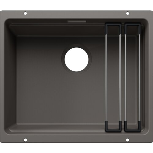 Blanco sudoper ETAGON 500-U SILGRANIT pribor inox nosači, bez InFino pribora - VULKAN SIVA Slike