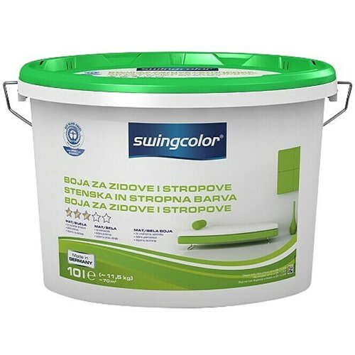 SWINGCOLOR Unutarnja disperzijska boja (Bijele boje, 10 l) Cijene