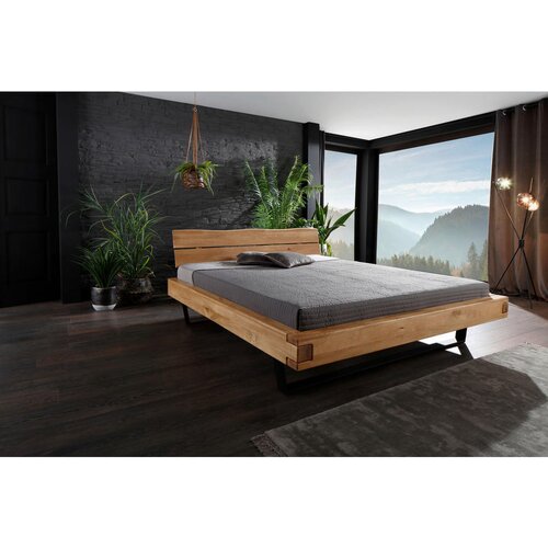 Livetastic POSTELJA IZ TRAMOV 140 cm x 200 cm , les divji hrast Slike