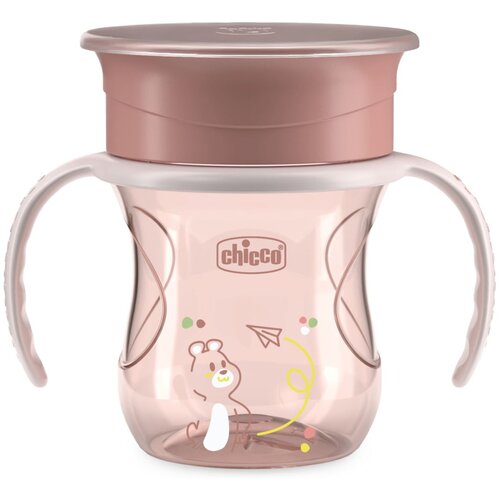 Chicco ča&amp;scaron;ica 360 ča&amp;scaron;ica Perfect, 12m+ ROZA pink Slike