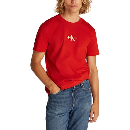 Calvin Klein Jeans MONOLOGO TEE J30J325649 Crvena Cijene